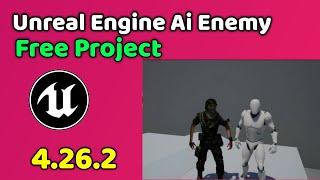 Unreal Engine Ai Enemy | Free Project Download link Ai Enemy project UE4 By Coding Bangla YT #Free