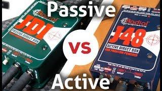 How to Choose a DI: Active vs. Passive