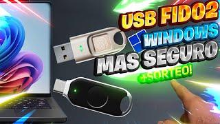 SUPER USB Fido2 en WINDOWS 11 / MAXIMA Seguridad en CUENTAS! - SORTEO EPICO!