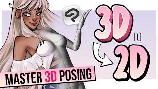 2D ARTISTS should use 3D MODELS  Clip Studio Paint Tutorial