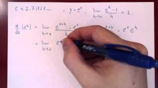 Derivative of Exponential & Logarithmic Functions - Part 1