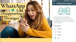 whatsapp disappearing message |Auto delete WhatsApp Messages