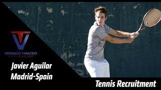 College Tennis Recruitment - Javier Aguilar (Spain) - FALL 2018