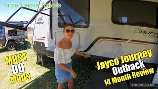 Jayco Journey Outback CARAVAN TOUR & 14 Month REVIEW-Pros & Cons & what’s Gone Wrong!!