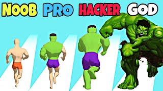 NOOB vs PRO vs HACKER vs GOD in Mashup Hero