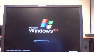 Windows XP skips the welcome screen