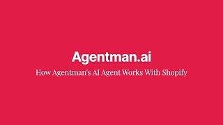 Behind The Scenes: How Agentman's AI Agent Works With Shopify | No-Code Demo