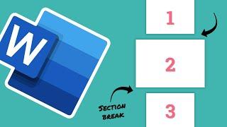 Continue page numbering across section breaks | Microsoft Word Tutorial