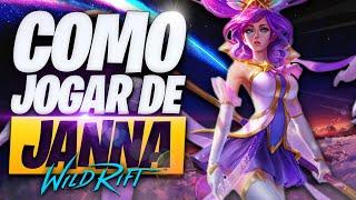 O Guia Definitivo de COMO JOGAR de JANNA no WILD RIFT!