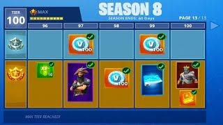 SEASON 8 BATTLE PASS LEAKED! (Fortnite: Battle Royale)