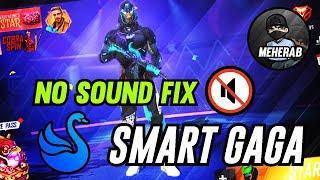 SmartGaga No Sound Probelm Fix | Free Fire No Sound Problem Fixed In Smart Gaga | Meherab Yt