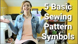 5 Basic Sewing Pattern Symbols | Sewing with Jessica