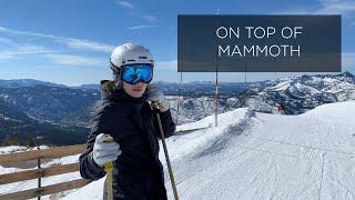 Ski From Top of the Mammoth Mountain With Me Cause I'm Scared | EXPLORE CALIFORNIA | TRAVEL VLOG