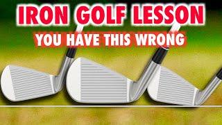 How Should Your Irons Sit On The Ground - Golf Lesson