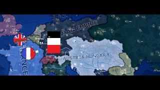 HOI4 TIMELAPSE CAN A BUFFED GERMANY WIN WW1? #hoi4timelapse