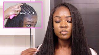 How to Do A Sew In With ZERO LEAVE OUT. UNDETECTABLE Crochet Method