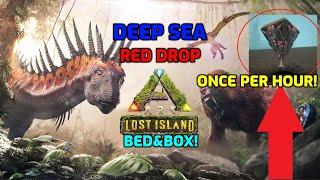 Lost Island Deep Sea Red Drop Easy Loot Bed&Box  Where To Find Deep Sea Loot Crates Ark Lost Island
