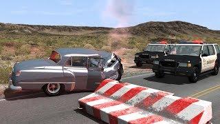 Police Roadblock Crashes 11 | BeamNG.drive