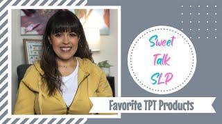 Favorite SLP Teachers Pay Teachers Products | Speech Therapy Materials | November 2022