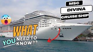 MSC Divina Cruise Ship | What you Need to know before boarding cruise ship⁉️