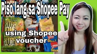 PISO MO MARAMING MABIBILI SA PUREGOLD I USING SHOPEE PAY VOUCHER