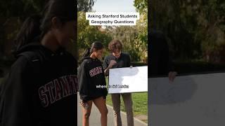 Can This Stanford Student Point to Sri Lanka!?!? #Map #Geography #Trivia #Viral #Shorts