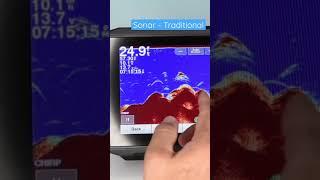 Garmin Echomap UHD - Quick look at the Sonar Traditional screen