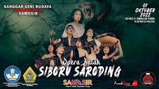 OPERA BATAK SIBORU SARODING || SANGGAR SENI BUDAYA TUNAS KELAPA SAMOSIR