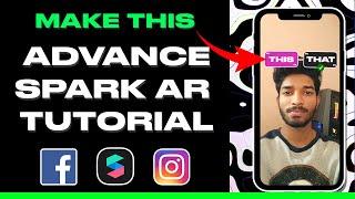 How to Make "This or That" Quiz Instagram Filter Spark AR Tutorial