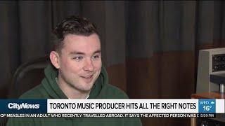 26-year-old Toronto music producer hitting all the right notes