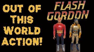 Flash Gordon and Ming the Merciless Vintage 1979 Mattel 5POA 3.75" Action Figures Spotlight