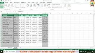 Advance Excel Sparkline Chart option