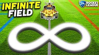 Rocket League, but the field is INFINITE