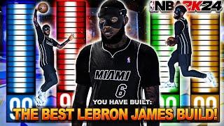 THE BEST LEBRON JAMES BUILD in NBA 2K24 is UNSTOPPABLE... BEST INSIDE-THE-ARC SCORER BUILD NBA 2K24!