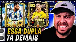 ABRI MUITO pack open!! MESSI e CR7 juntos c mobile 24