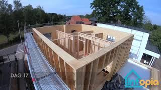 Houtskeletbouw in Actie: Timelapse van Bouwen met Hout - Van Begin tot Prachtig Eindresultaat