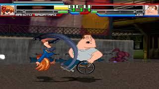 NICK54222 MUGEN: Makoto Sawatari (me) VS Joe Swanson