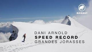 Dani Arnold - Speed Record  on the Grandes Jorasses north face