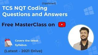 (Most Asked) TCS NQT Coding Questions and Answers 2021