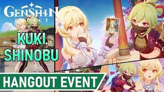 Kuki Shinobu Hangout Event Cutscenes - All Endings (Genshin Impact)