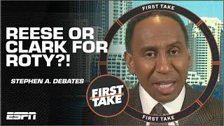 Angel Reese or Caitlin Clark?! Stephen A. DEBATES WNBA Rookie of the Year front-runner! | First Take