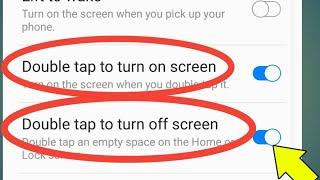 Double Tap Screen On Off Samsung | Samsung Double Tap Screen On Off