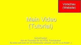 Testvideo HTML/PHP Tutorialreihe