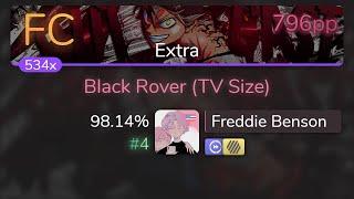 [8.92⭐Live] Freddie Benson | Vickeblanka - Black Rover [Extra] +HDDT 98.14% {#4 796pp FC} - osu!