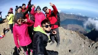 Hiking Mountain Rinjani 林賈尼火山 & Gili Islands龙目岛【Travel in Indonesia Lombok】 一半是海水，一半是火焰