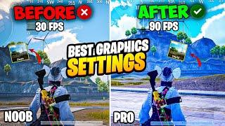 Best Graphics Setting For BGMI & PUBG MOBILE | Low Device Graphic Settings | How To Lag Fix In Bgmi