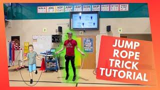 How to do a Skip or Straddle Jump | Jump Rope Tricks Tutorial for PE Class |