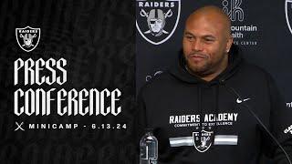 Antonio Pierce Presser - 6.13.24 | Raiders | NFL