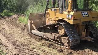 Cat D6T XW Land clearing