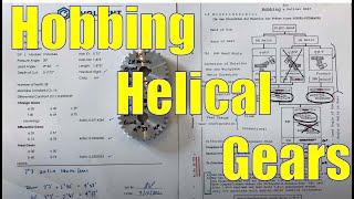 Hobbing a Helical Gear (Differential Method)